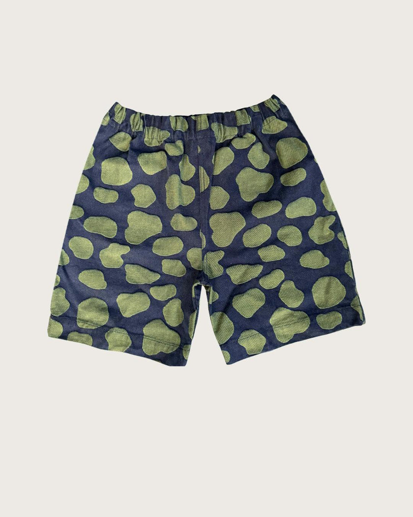 Adult Kit Long Denim Dot Shorts