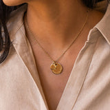 Personalized Love Necklace, 14k Gold Plated