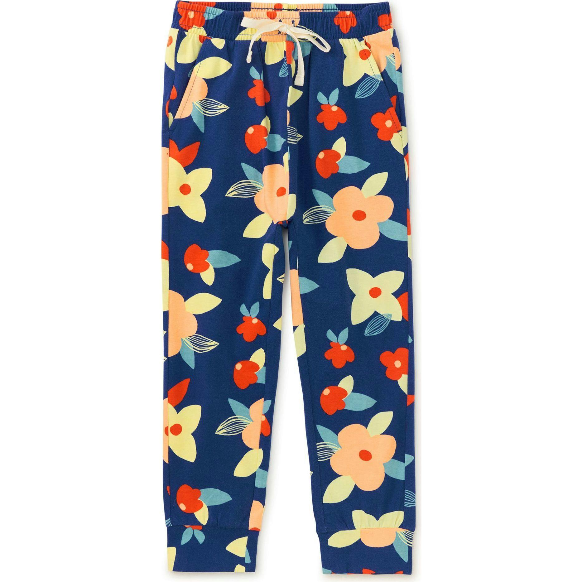 Printed Stretchy Everyday Joggers, Brown