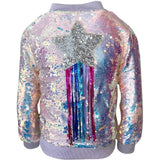 Shooting Star Sequin Bomber