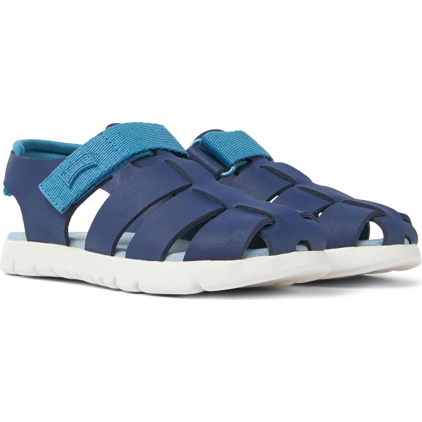 Oruga Sandals, Dark & Light Blue