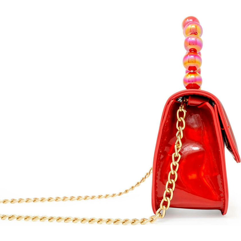 Mini Glam Quilted Pearl Handle Purse