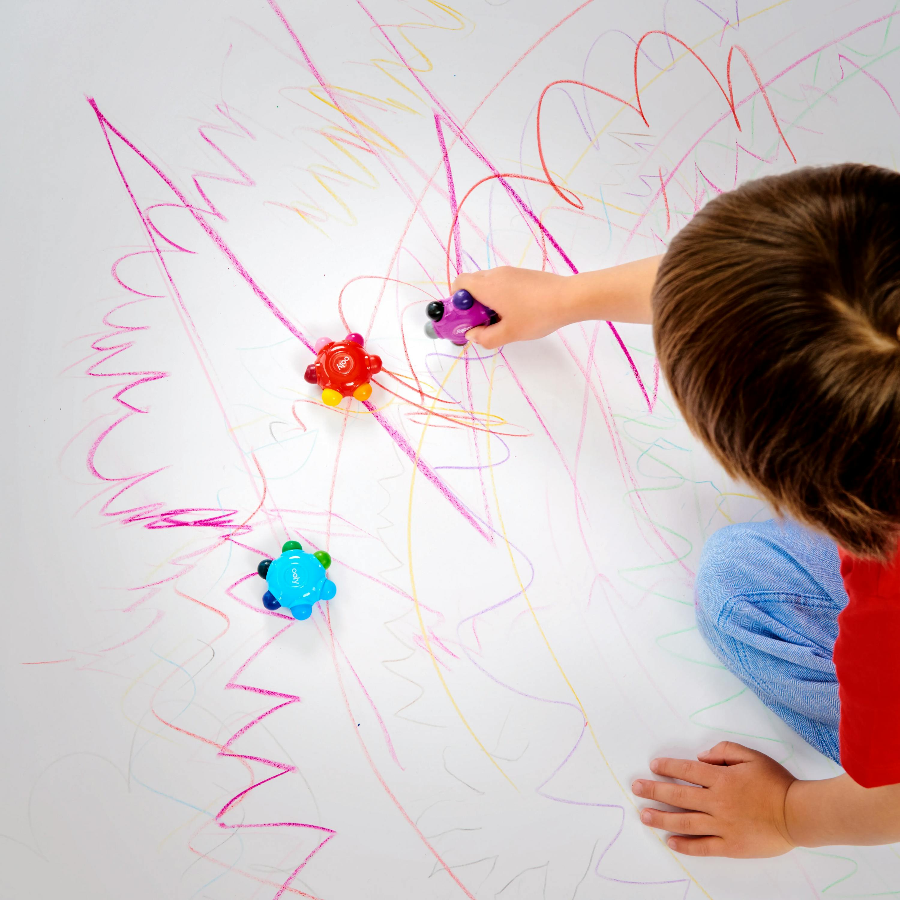 Color Burst Crayons - Set of 3