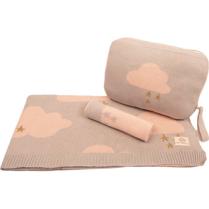 Dreamy Clouds Baby Blanket Set