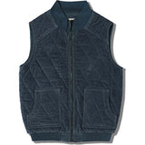 Organic Sleeveless Quilted Corduroy Jacket
