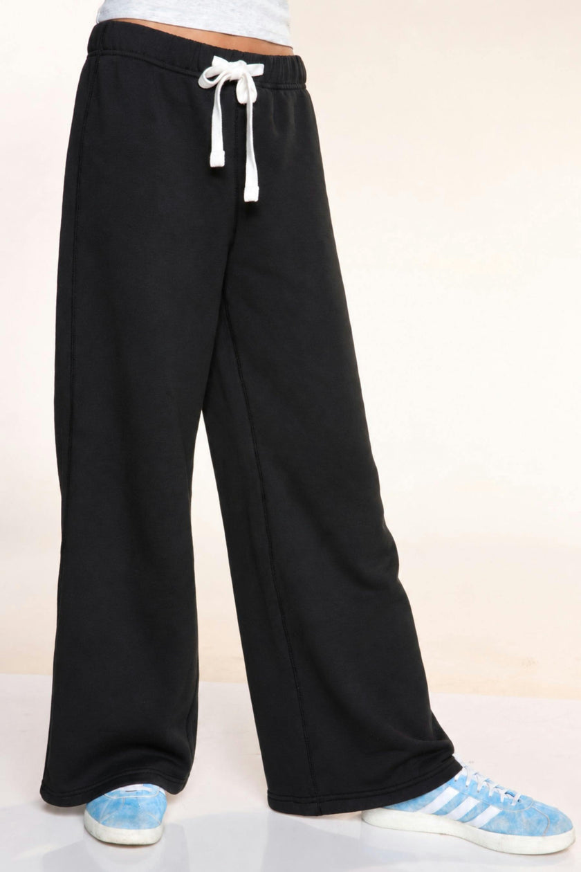 Butter French Terry Wide Leg Pant