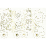 Happy Icons Coloring Placemats