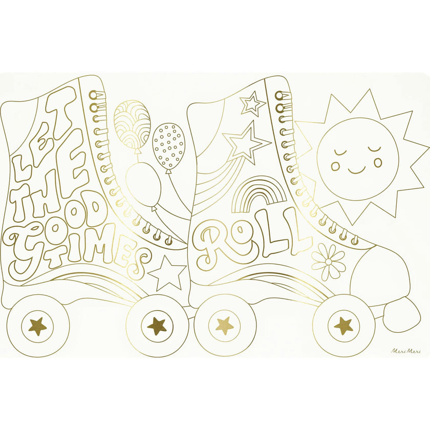 Happy Icons Coloring Placemats