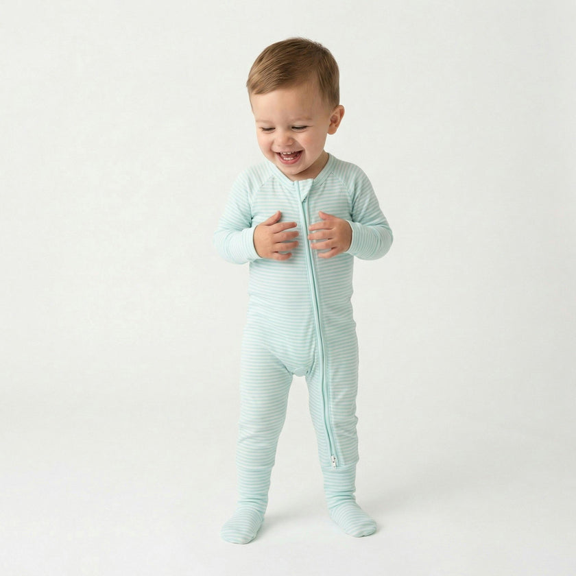 Cloud Stripe Bamboo Sleeper