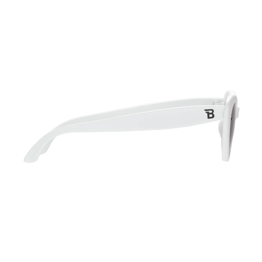 Wicked White Cat-Eye I Smoke Lenses