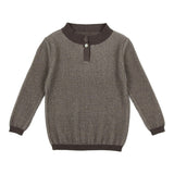 Striped Up Collar Sweater