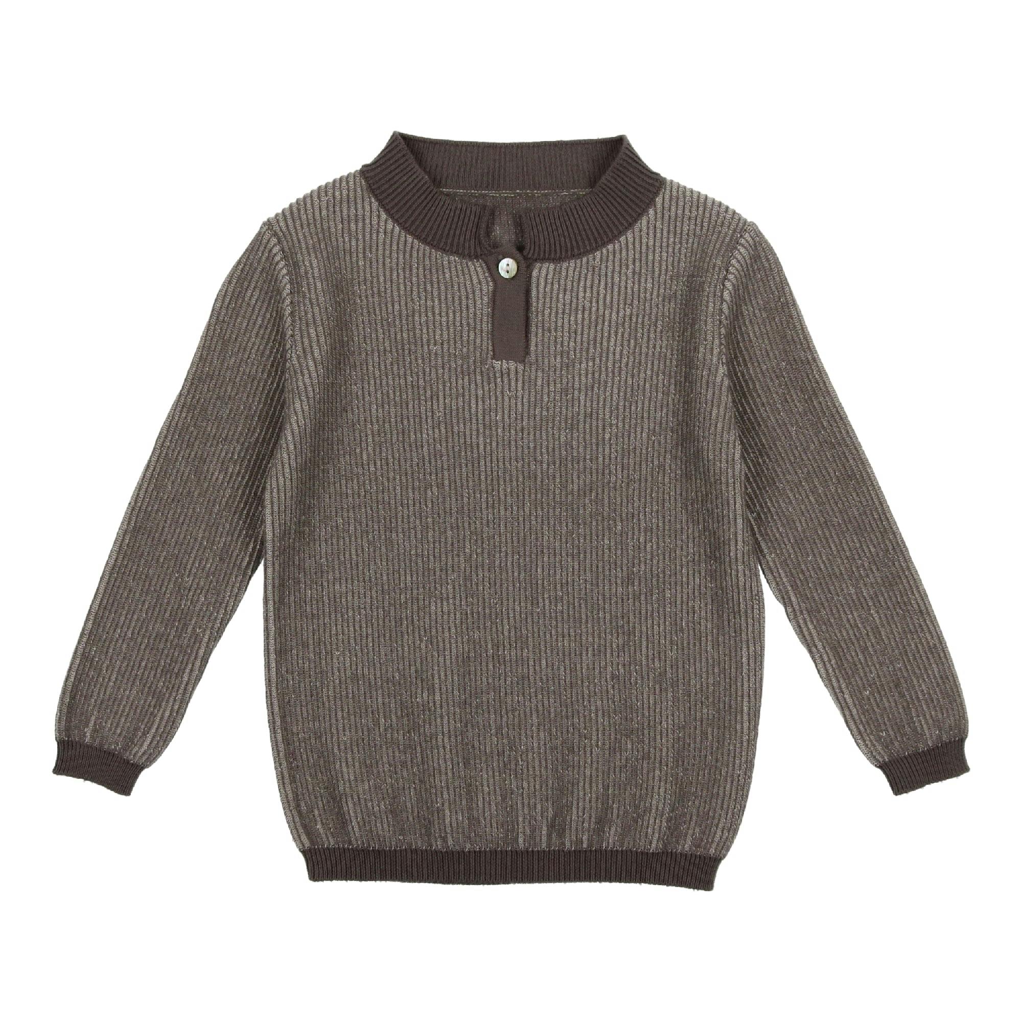 Striped Up Collar Sweater