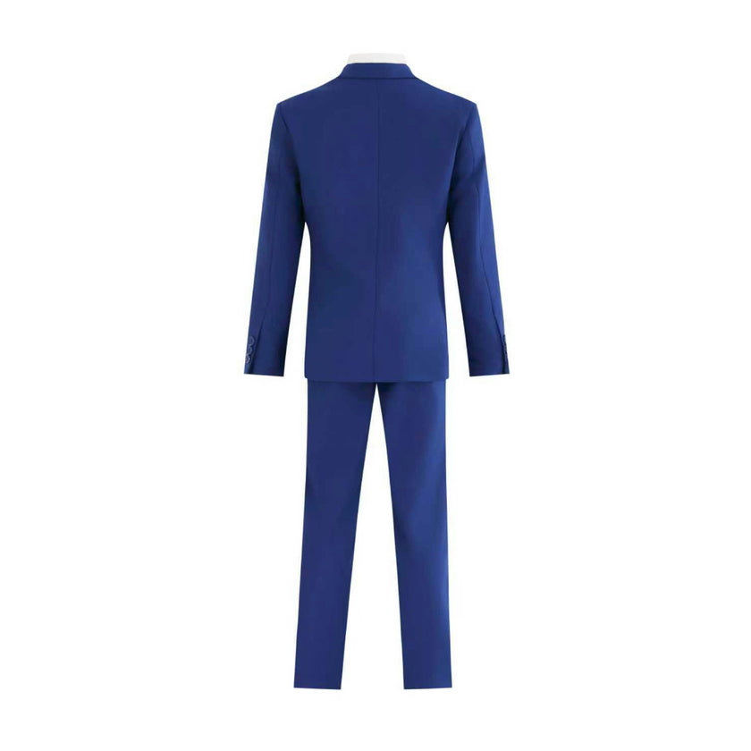 Royal Blue Four-Piece Tailored Suit Set