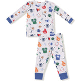Game Day - Grey - Long Sleeve Loungewear Set
