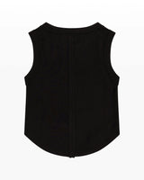 Ribbed Exposed Seam Tank Top