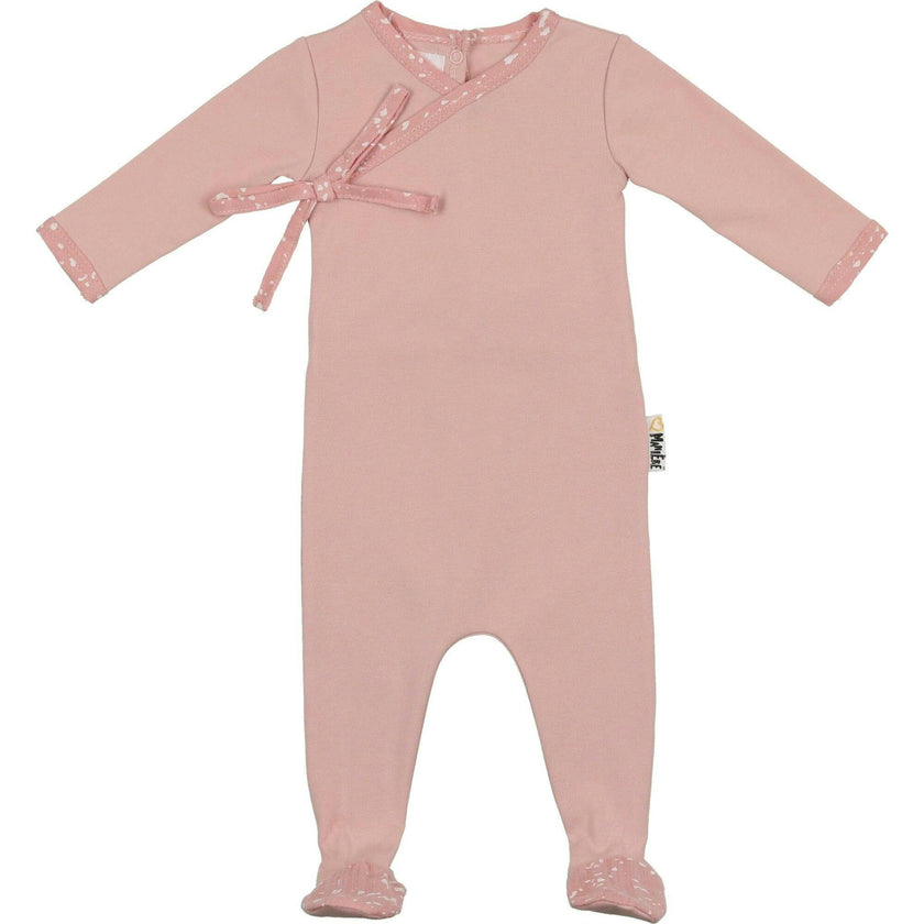Speckled Wrap Footie