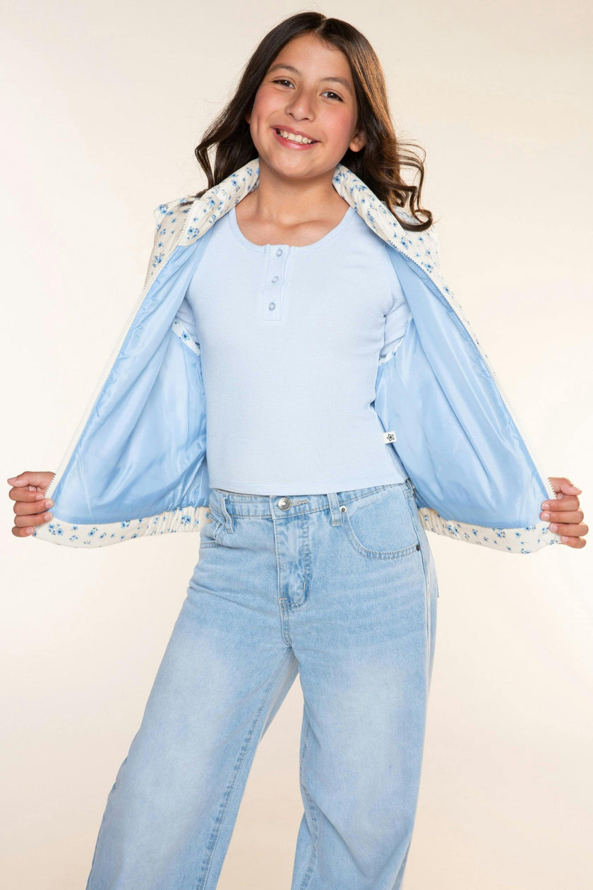 Relaxed Cuorduroy Puffer Vest