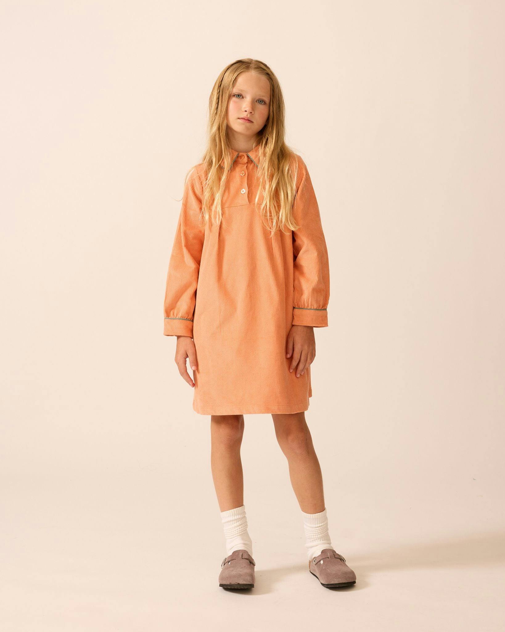 Shirtdress in Sunset Serenade Corduroy