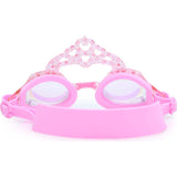 Pink Glitter Princess Crown Youth Swim Goggles