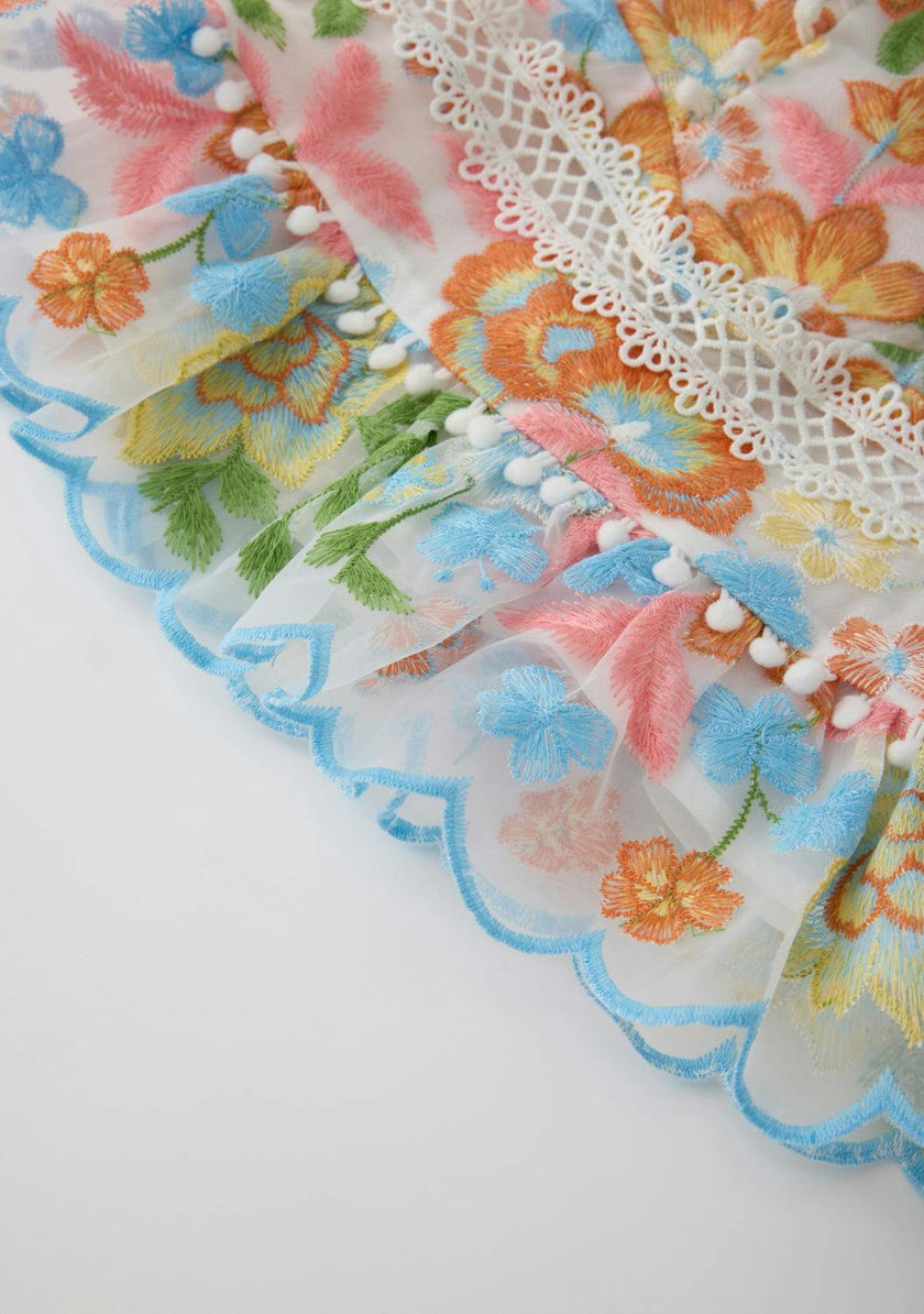 Bianca Embroidered Mini Dress (Baby)