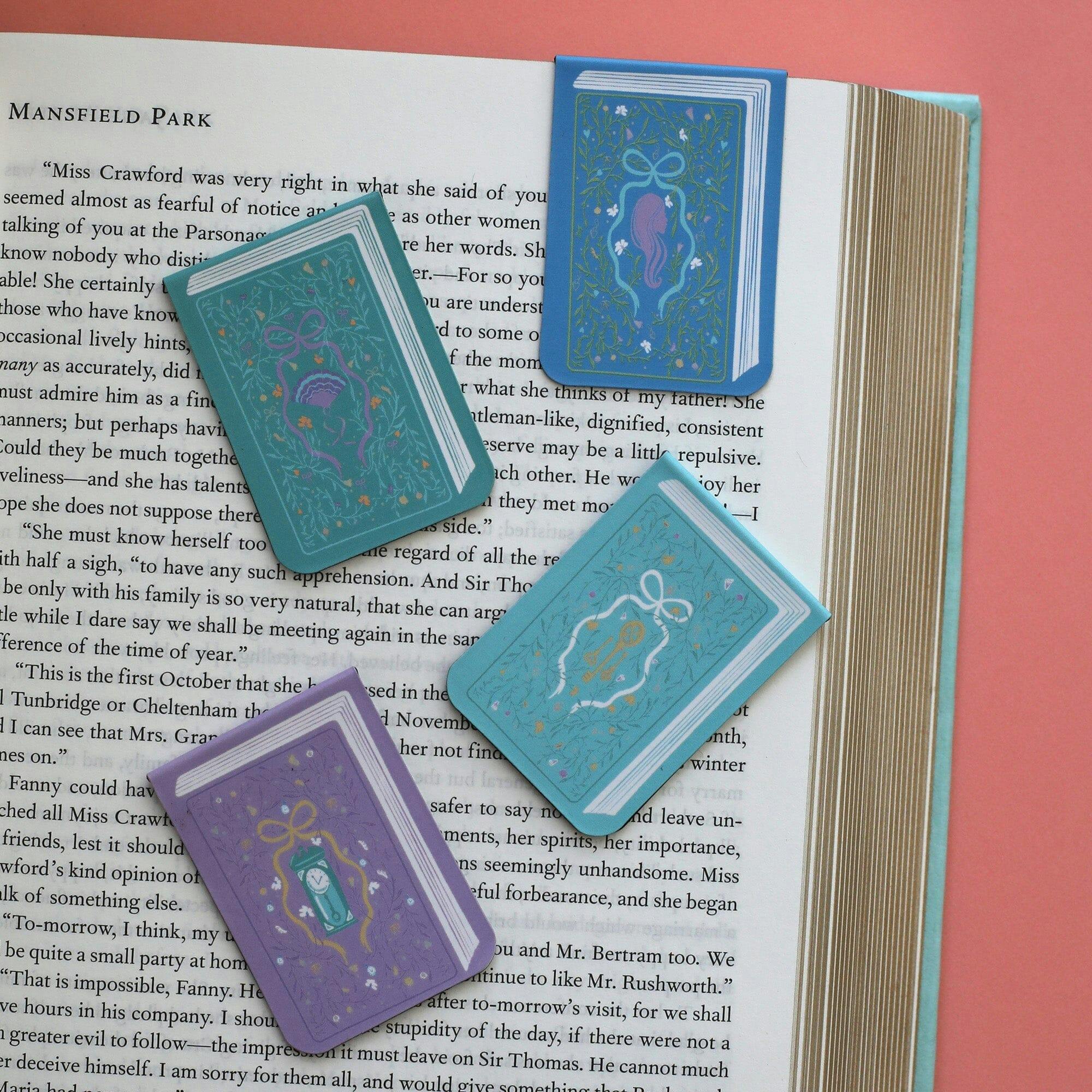 Book Covers Magnetic Bookmark Set