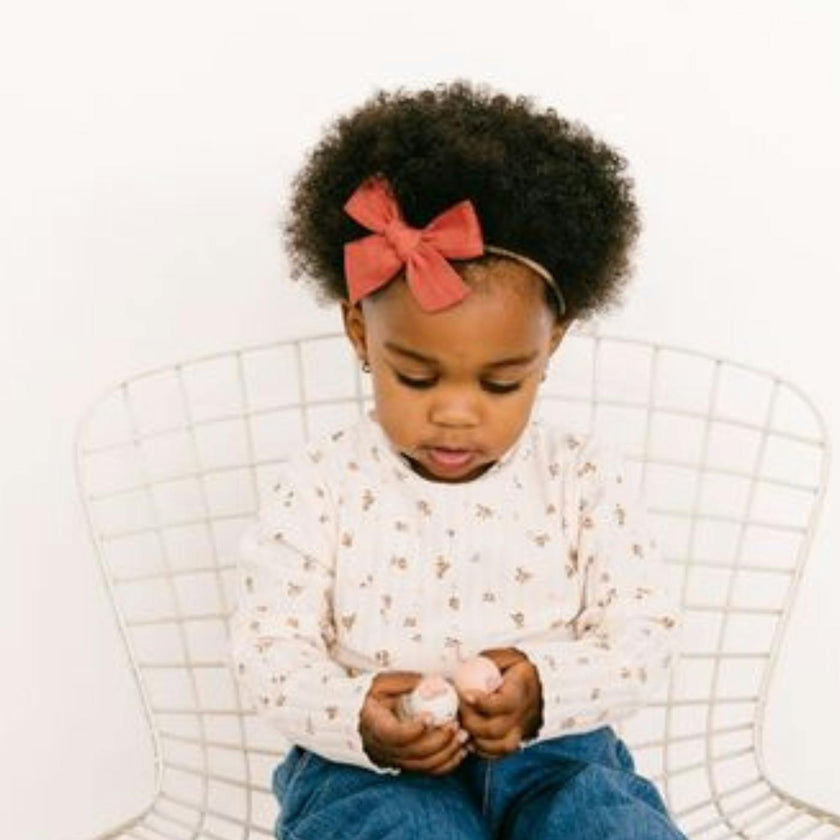 The Frankie Three Bow Mini Headband Set