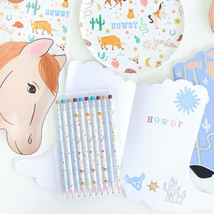 Yeehaw Pencil Set