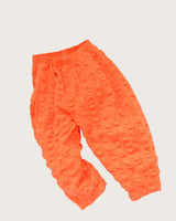 Manu Orange Giant Seersucker Trousers