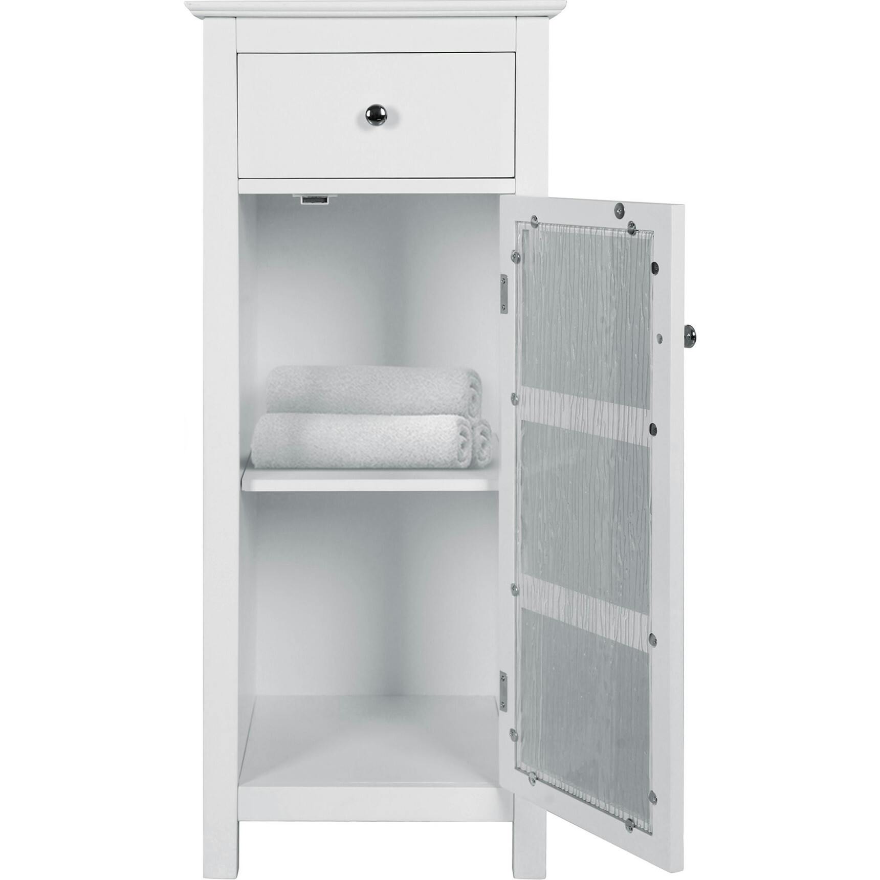 Connor Floor Cabinet with Adjustable Shelf and Storage Drawer
