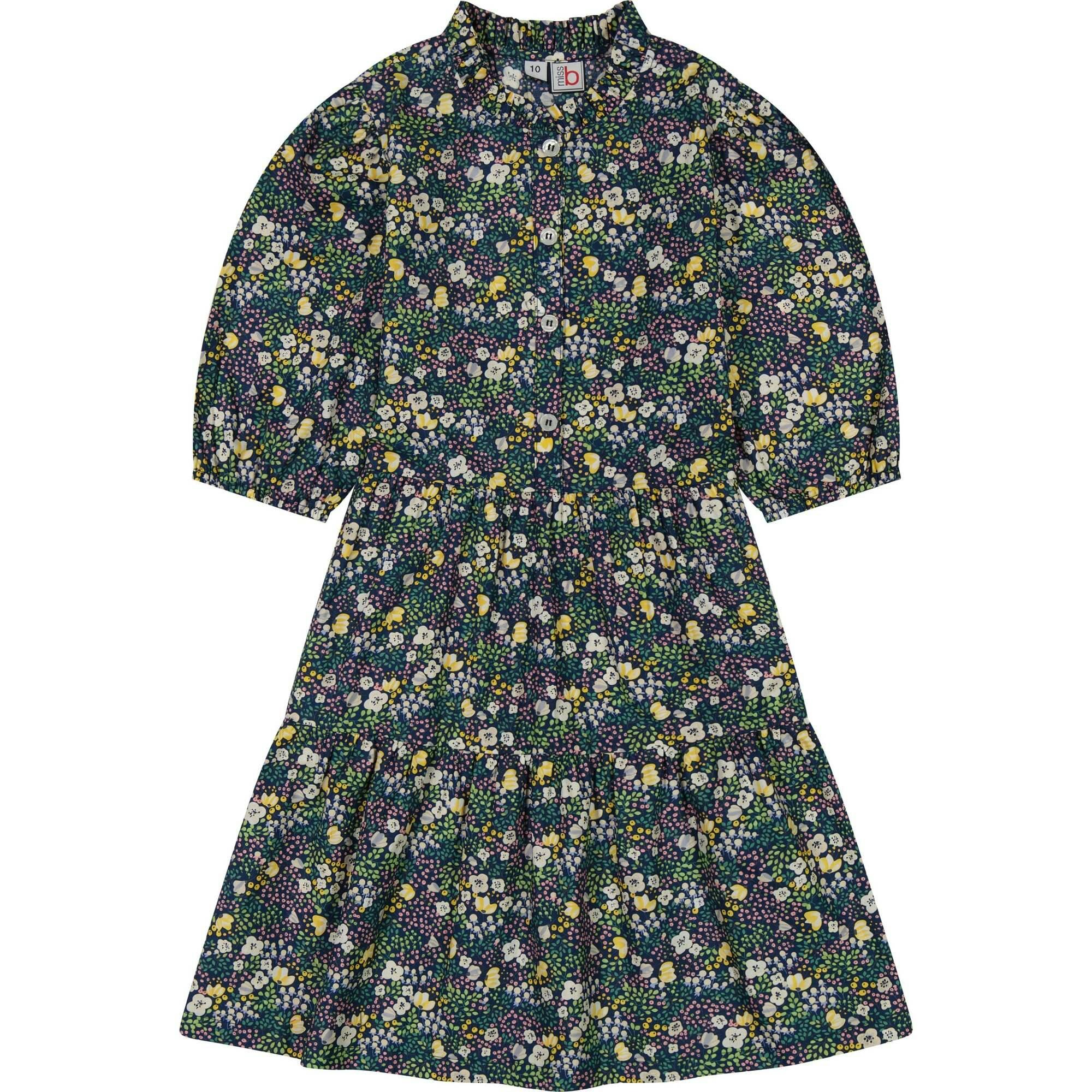 Heather Tween Dropwaist Dress, Multi