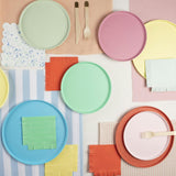Small Bright Mix Compostable Plates