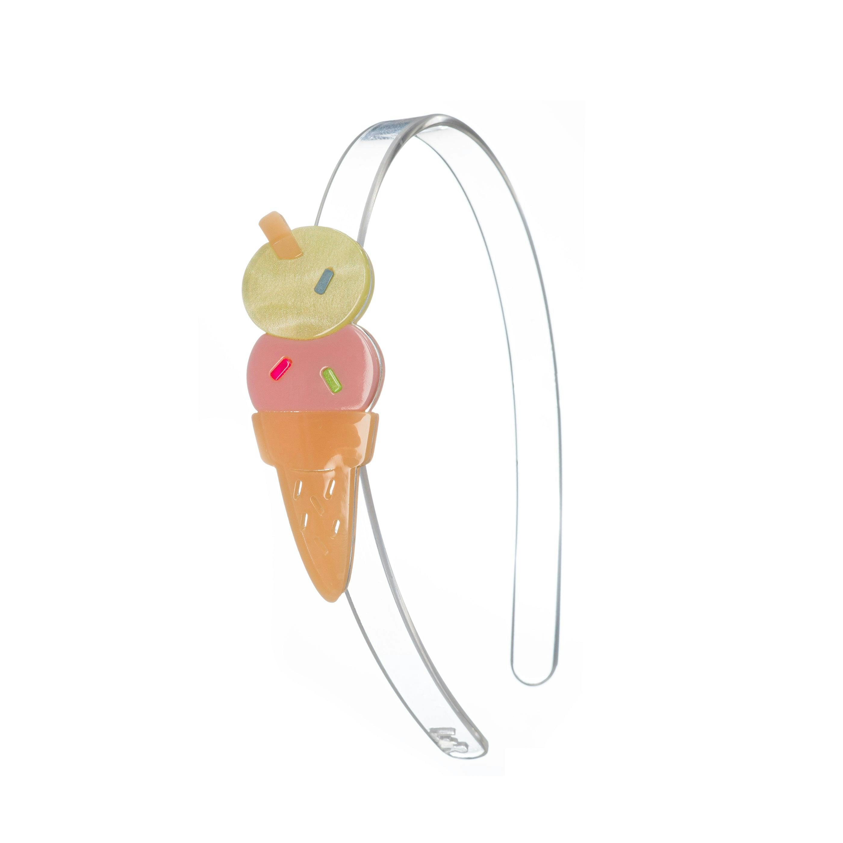 Ice Cream Double Scoop Pastel Headbands -SUM