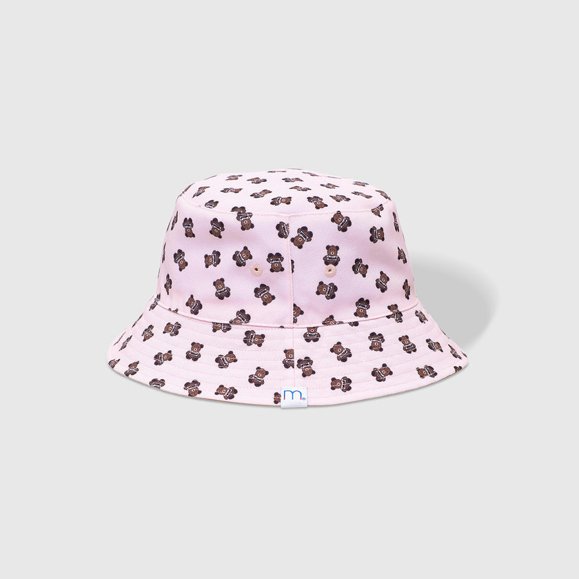 Reversible Bucket Hat – Pals in Print Collection: Teddy Bears