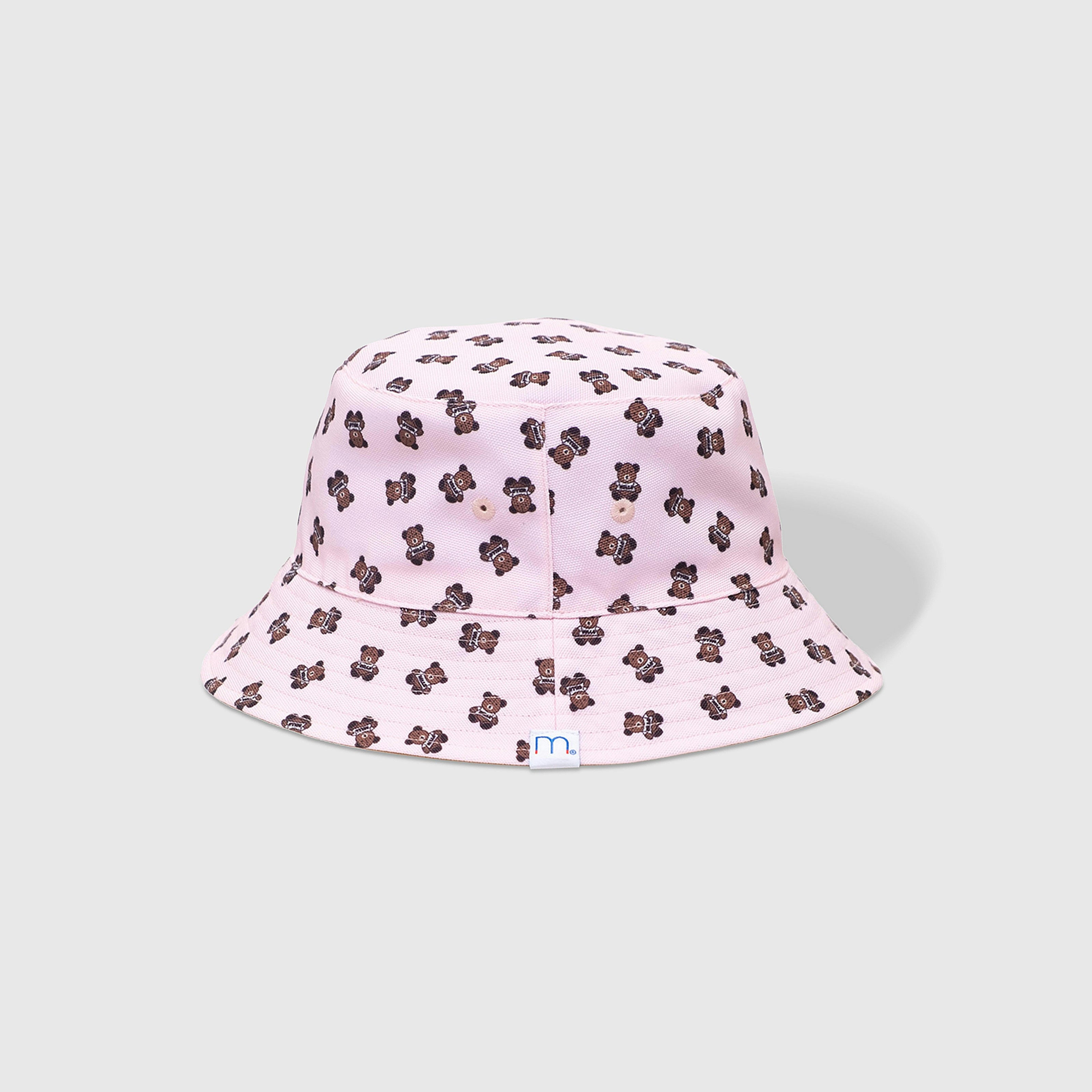 Reversible Bucket Hat – Pals in Print Collection: Teddy Bears