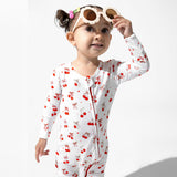 Cherry On Top Bamboo Convertible Footie
