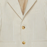 Sebastian Blazer in Oatmeal Stripe