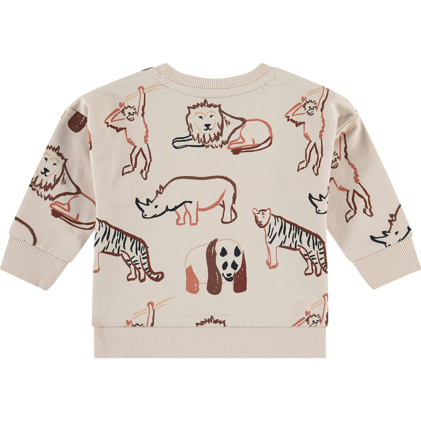 Animal Print Pullover