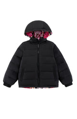 Blake Hooded Reversible Lightweight Down Puffer Jacket, Garden Floral