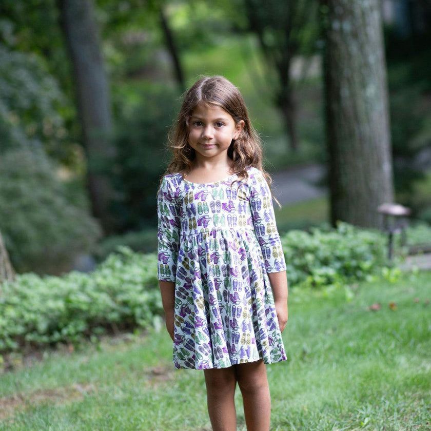 Twirly Dress in Sneakers