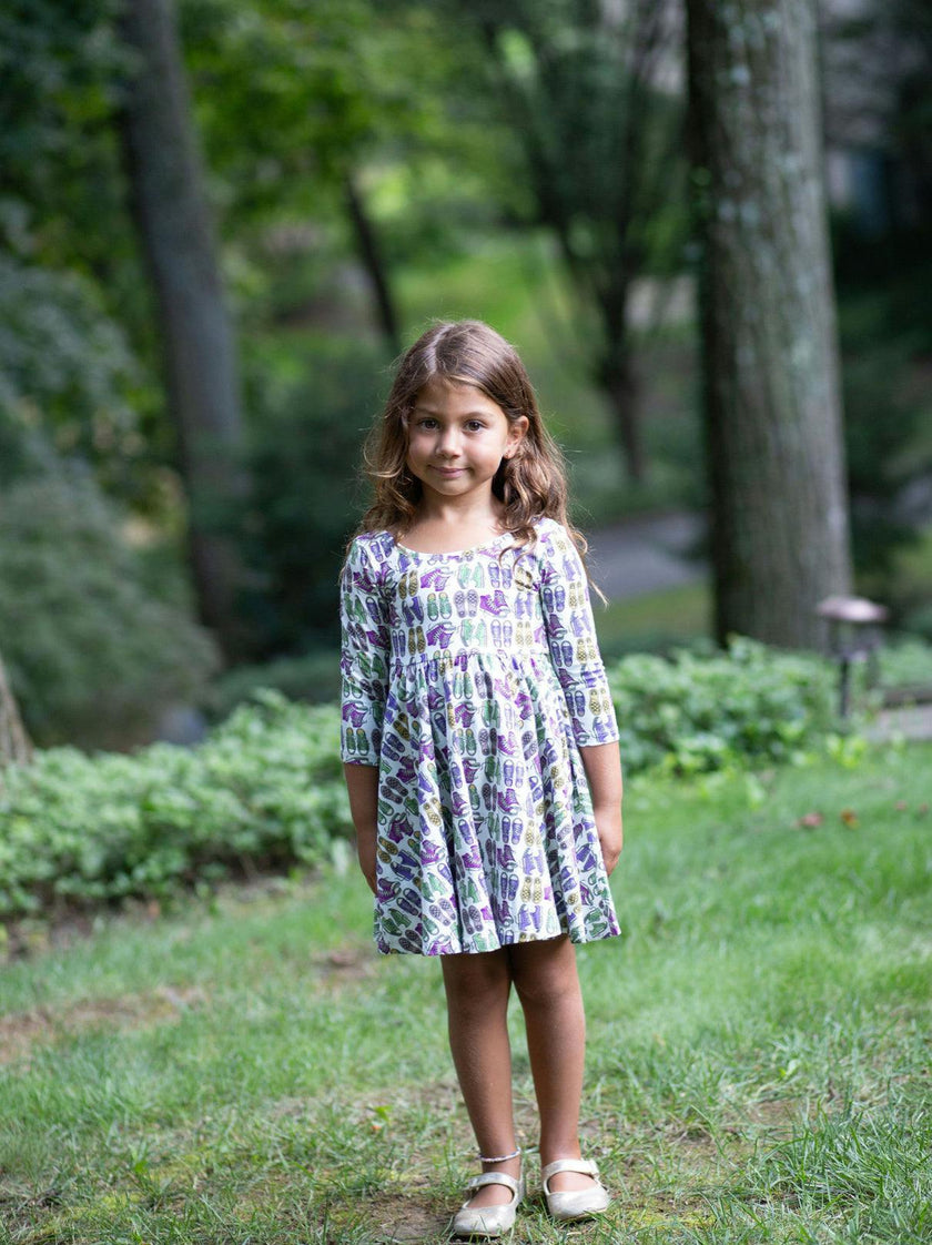 Twirly Dress in Sneakers