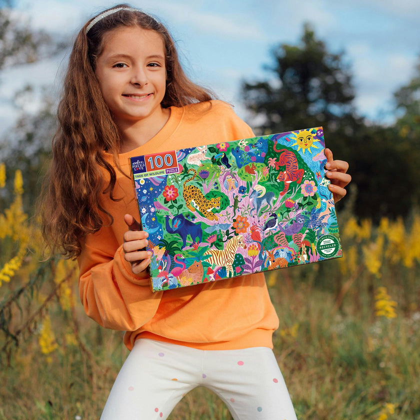 100 Piece Puzzle: Tree of Wildlife