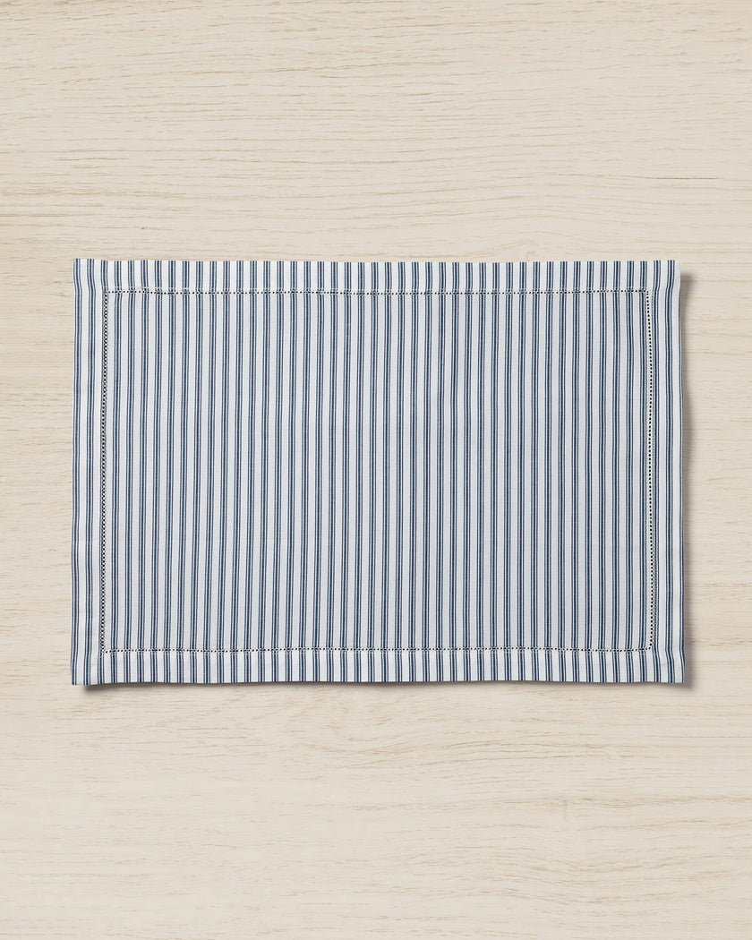 Navy French Ticking Placemats