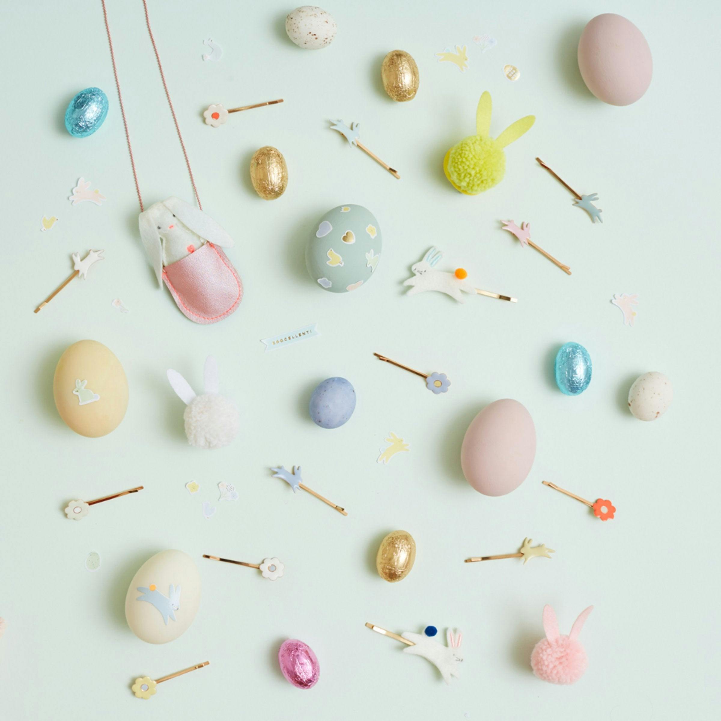 Daisy Enamel Hair Slides