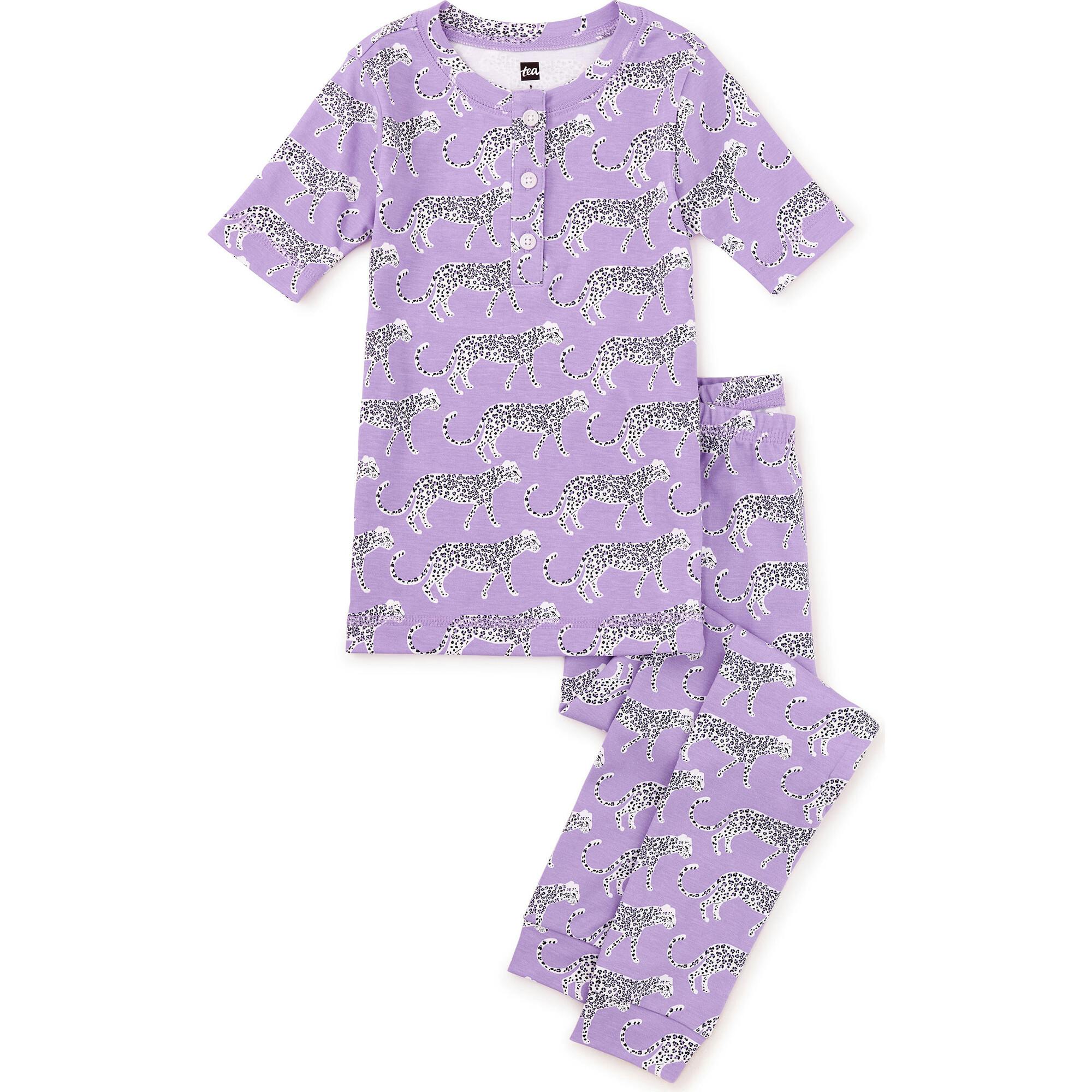 Pima Cotton Henley Pajama Set, Multi