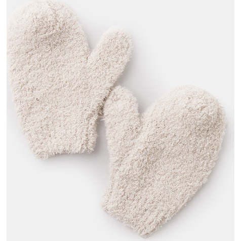 Baby Fuzzy Ribbed Cuff No Thumb Mittens