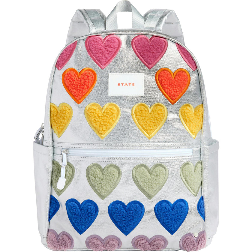 Kane Backpack, Fuzzy Hearts
