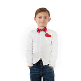 Jr Star Heartbreaker White Child Shirt with Bow Tie