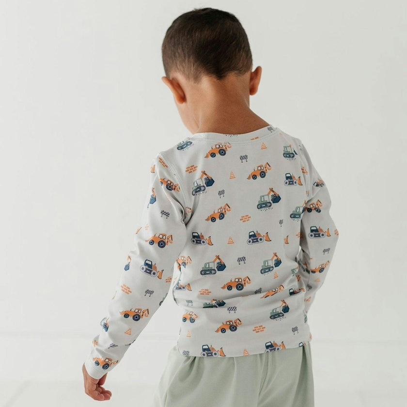 Boy's Long Sleeve Rash Guard Swim Shirt
