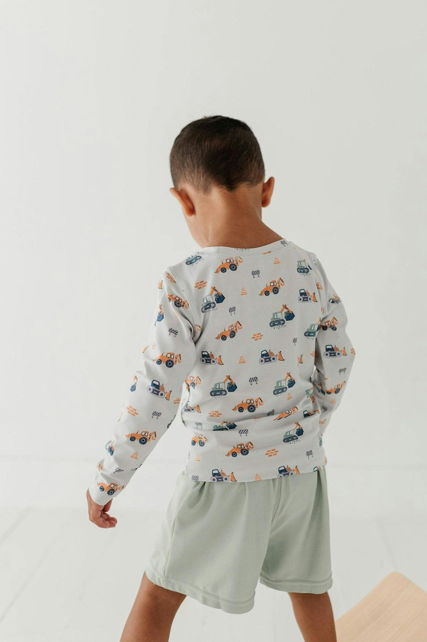 Boy's Long Sleeve Rash Guard Swim Shirt