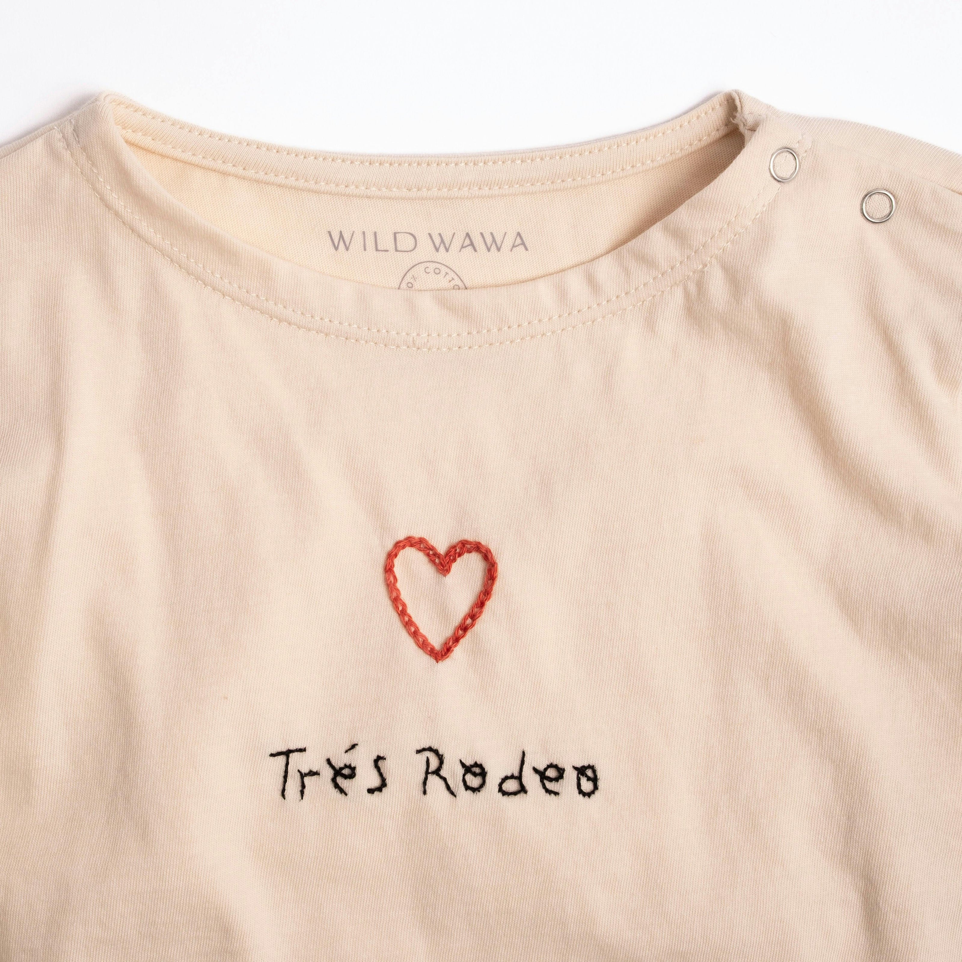 Embroidered Top in Très Rodeo